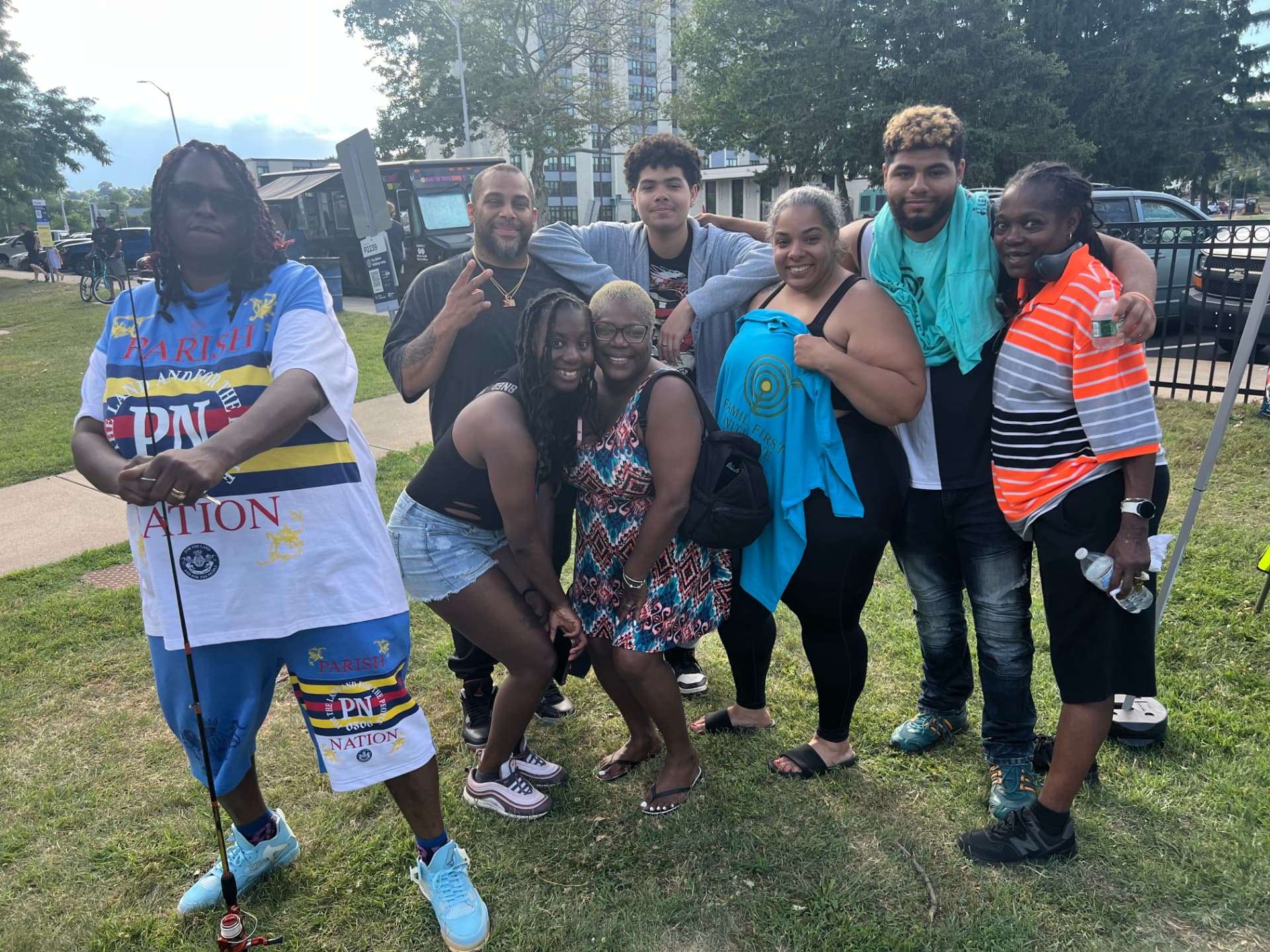 Families gathered together at Family First Fest