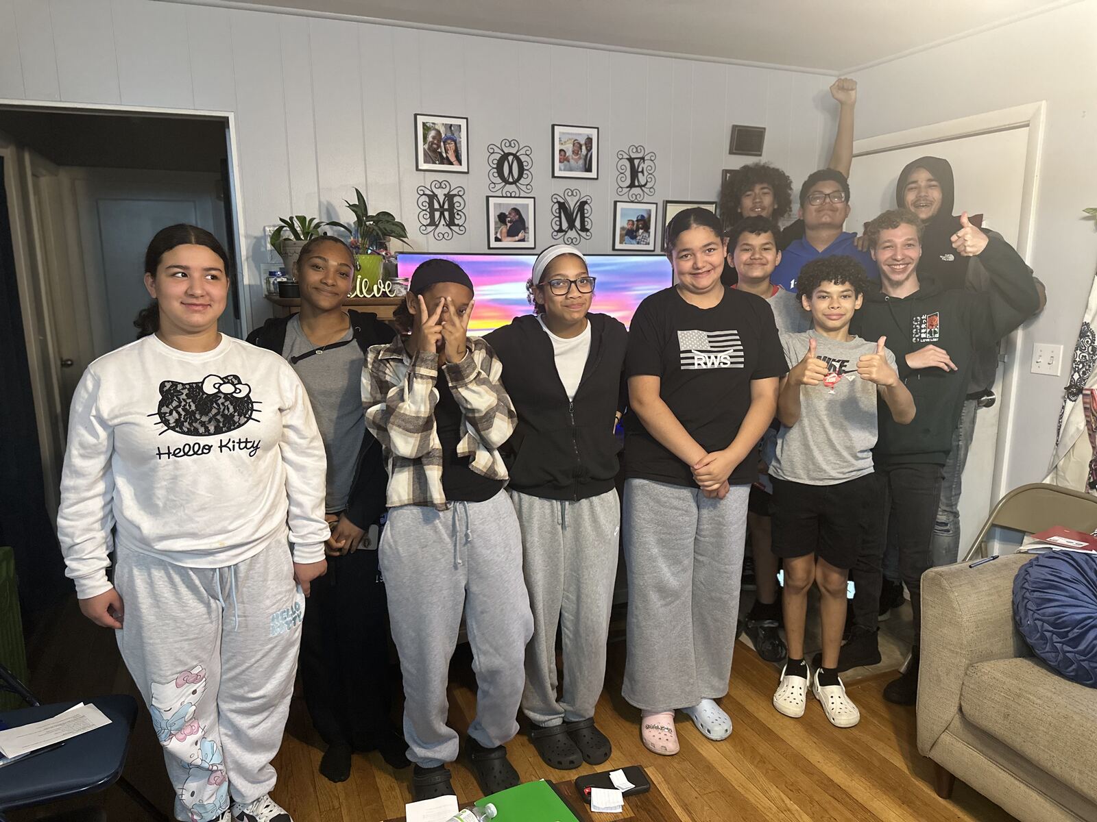 Participants connecting at a Family First event