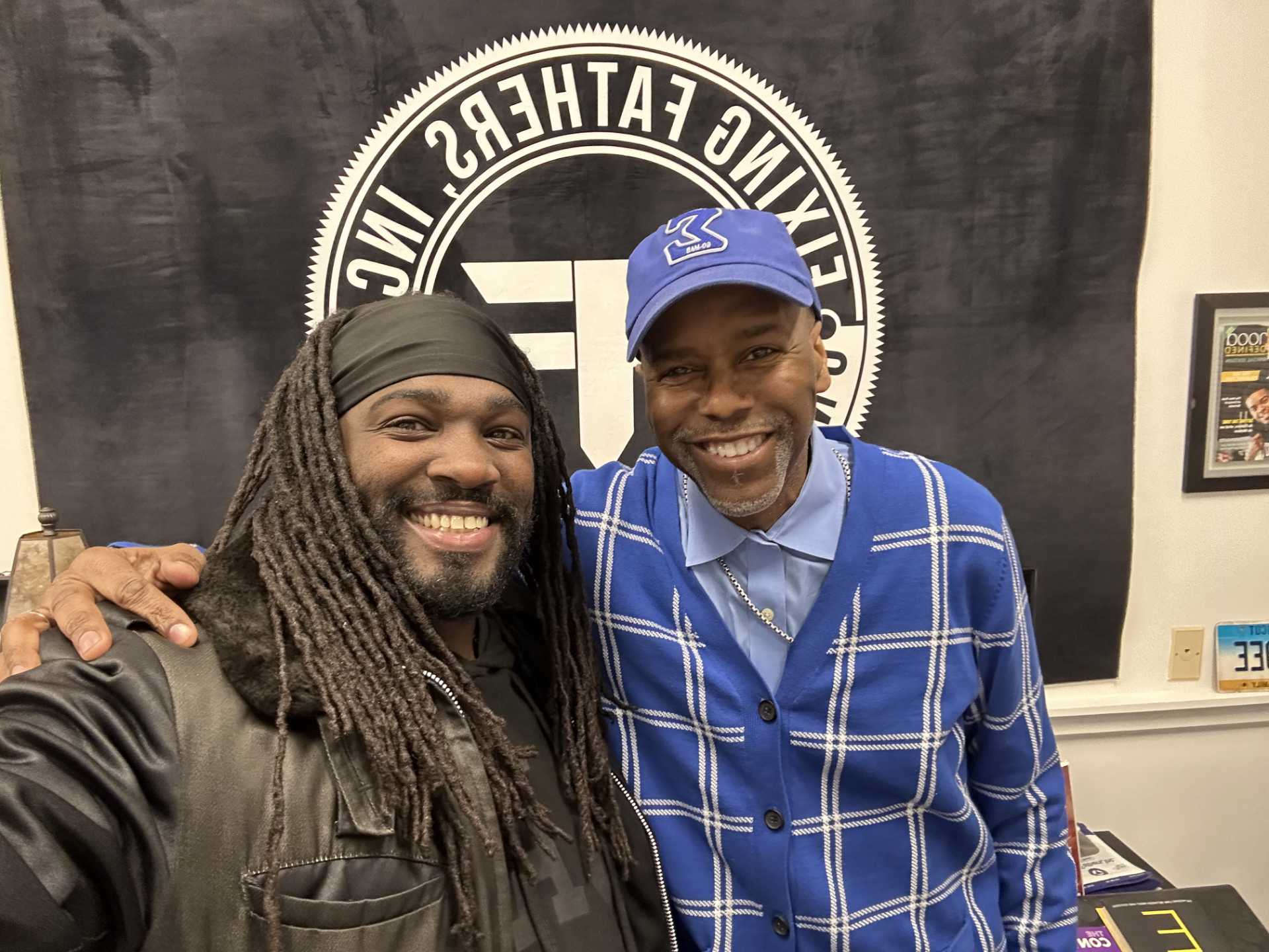RiSE Up facilitator with a community mentor at Fixing Fathers
